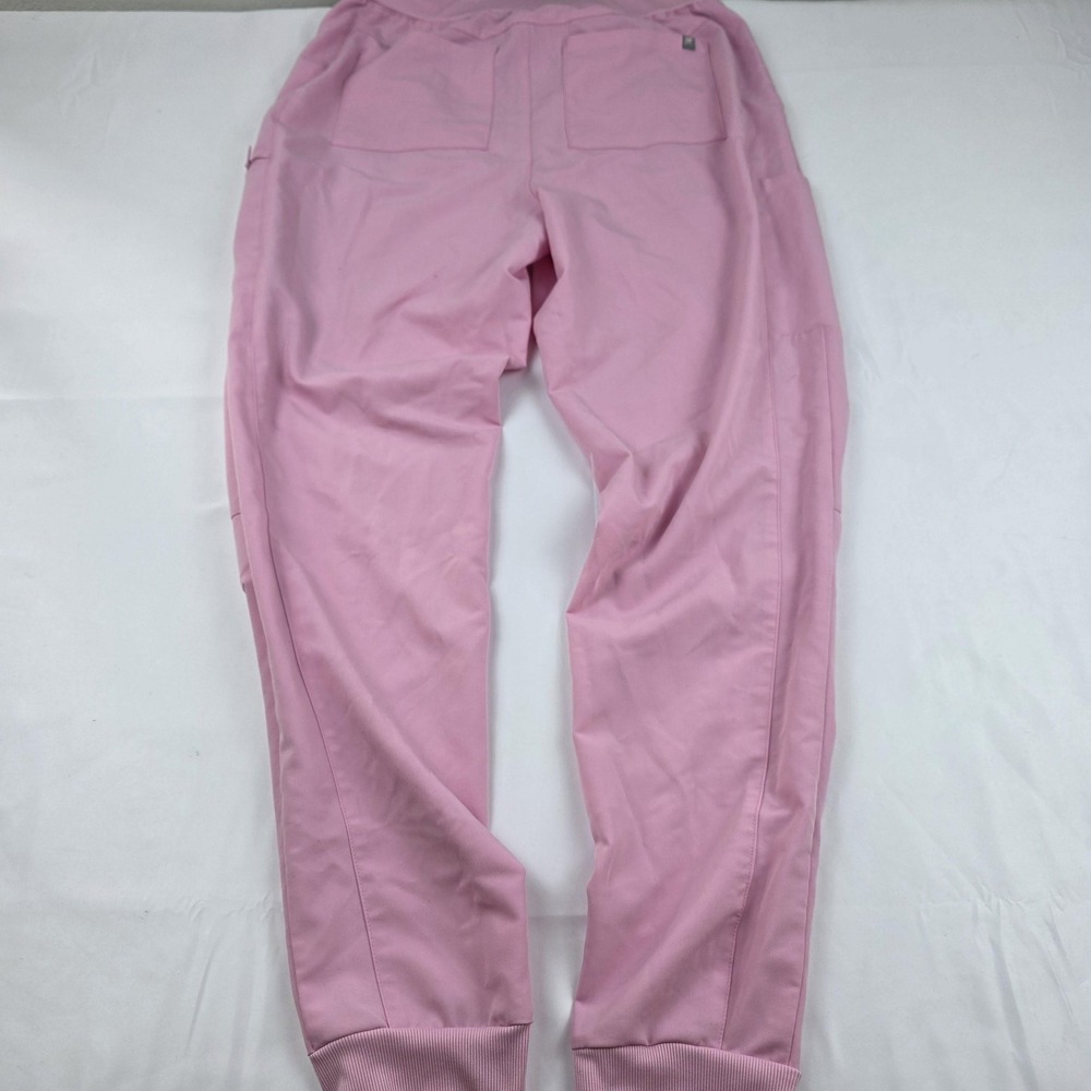 Fabletics Pants Womens Large Tall Pink Jogger Scrubs Elastic Waist Pockets - Picture 11 of 16